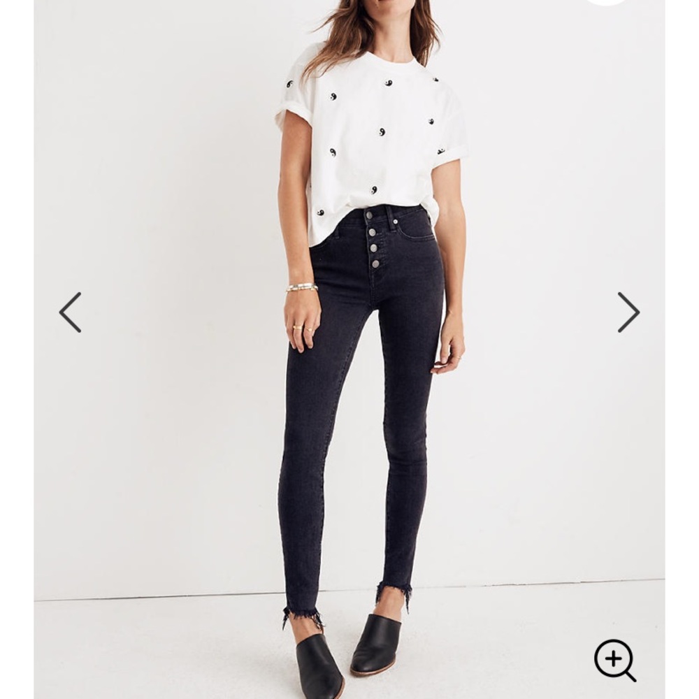 Madewell 9” high rise skinny | Berkeley Black